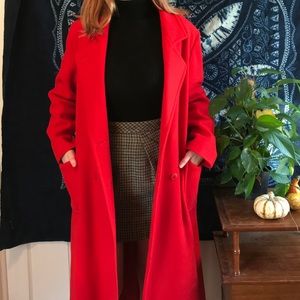 Vintage Long Wool Coat